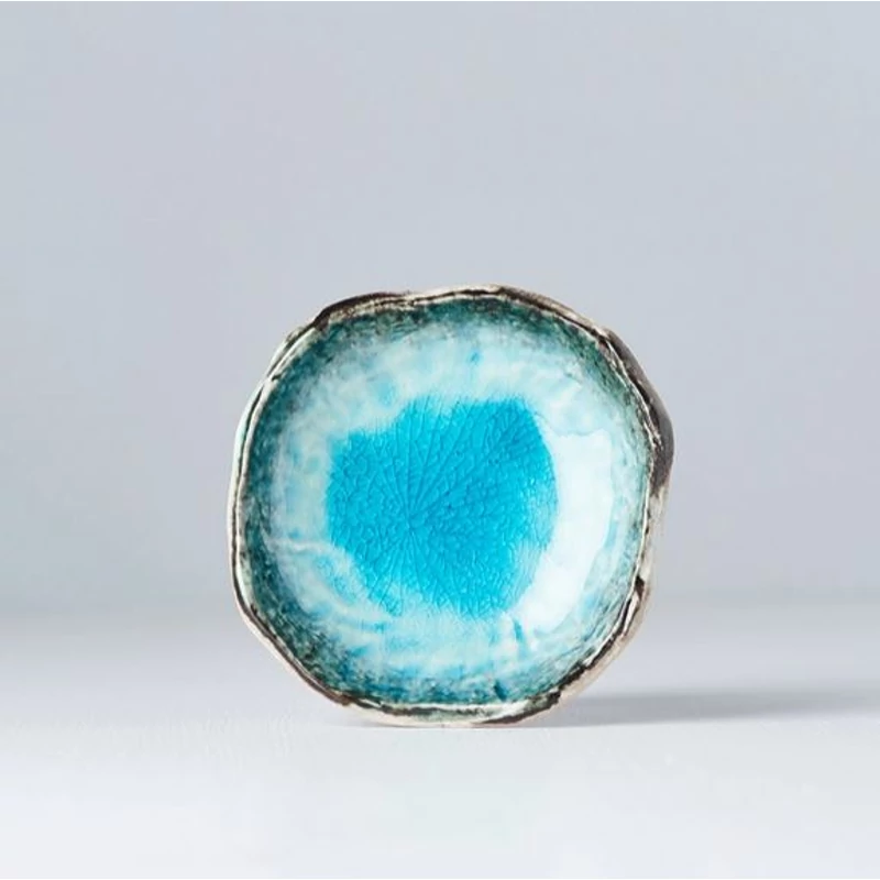 Made in Japan Sky Blue szabálytalan szószos tál
