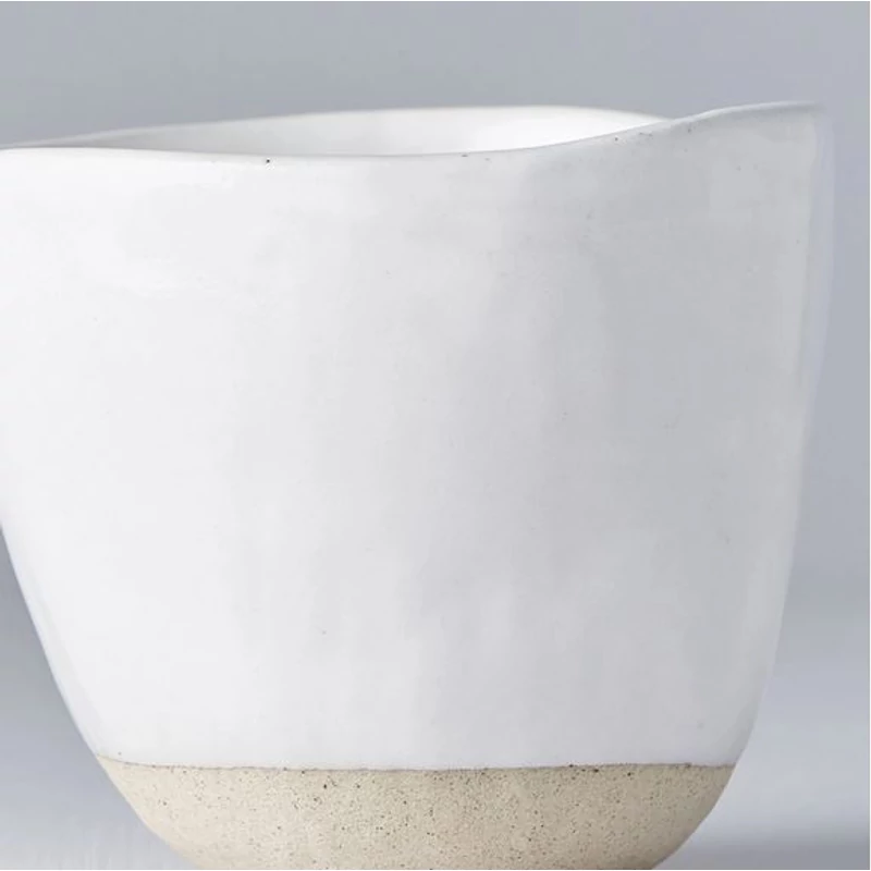 Made in Japan Lopsided White bögre