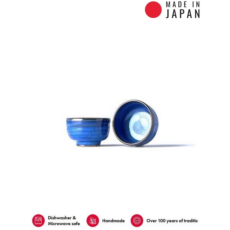 Made in Japan Blue sake csésze, 50 ml