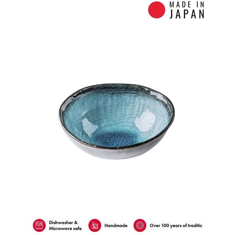 Made in Japan Sky Blue ovális tál, 17 x 13 cm