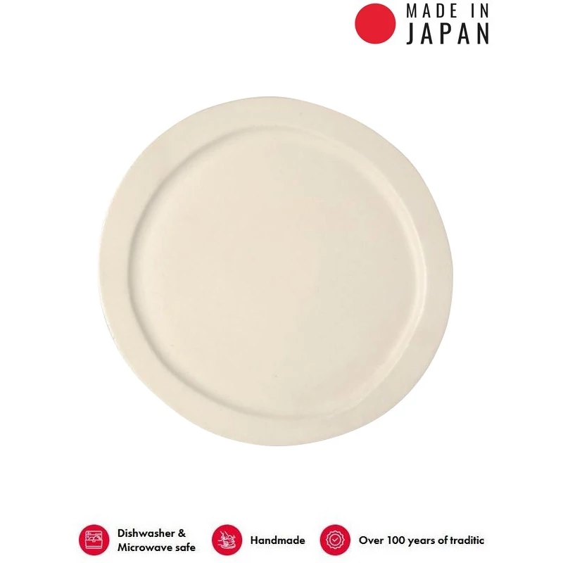 Made in Japan Craft White lapostányér, 25 cm