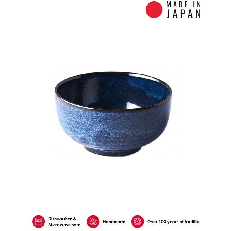 Made in Japan Indigo Blue tál, 15 cm