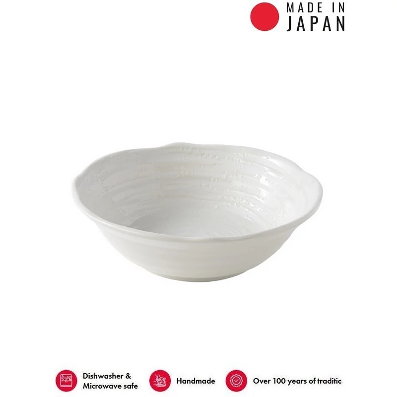 Made in Japan White Spiral tál 15,5 cm