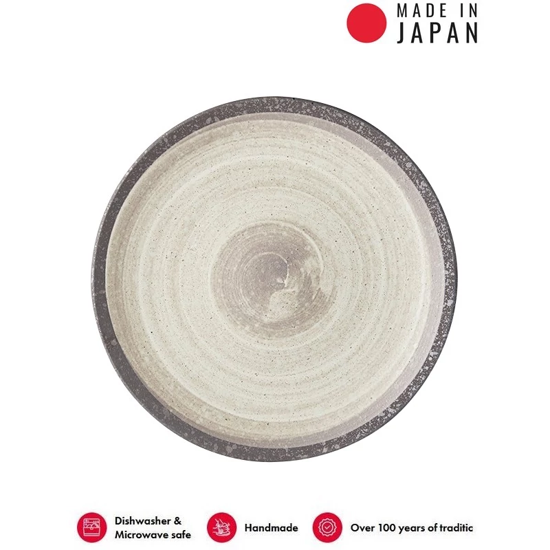 Made in Japan Nin-Rin Earth lapostányér, 28,5 cm