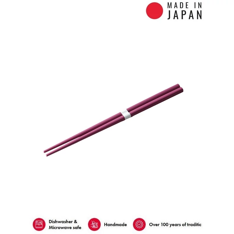 Made in Japan Plum & White lakkozott evőpálcika
