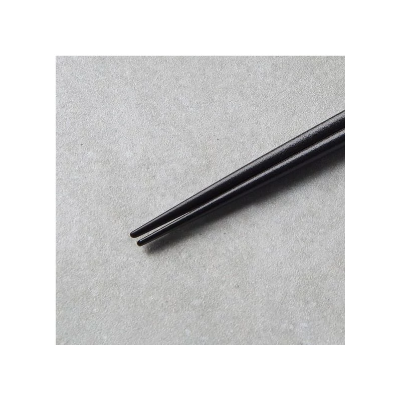 Made in Japan Matt Black lakkozott természetes fa evőpálcika