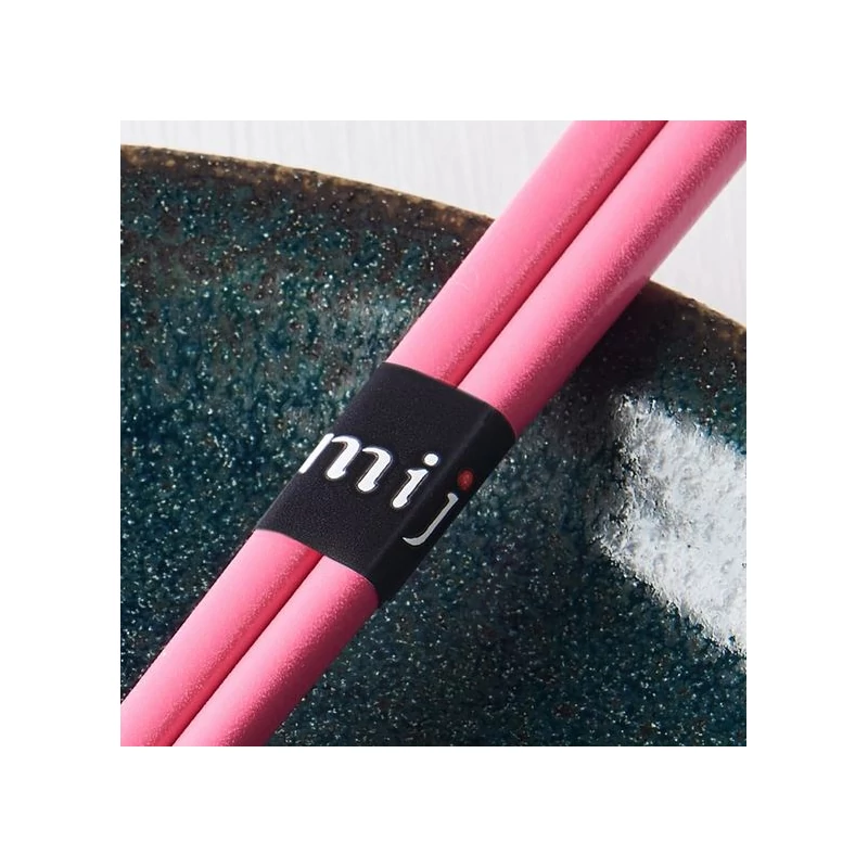 Made in Japan Pink lakkozott természetes fa evőpálcika