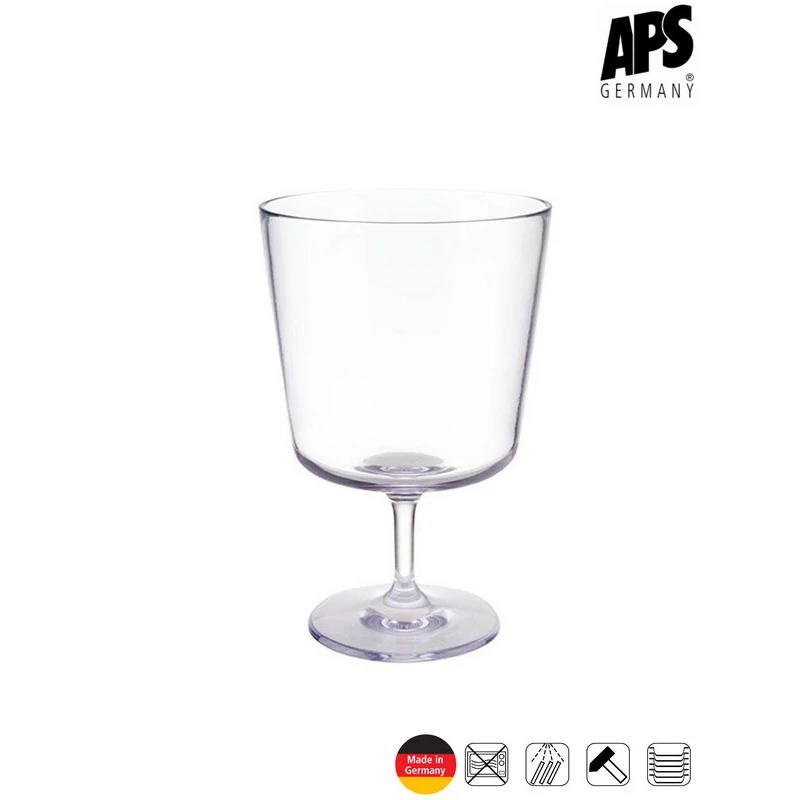 APS BEACH törhetetlen talpas pohár, 300 ml       