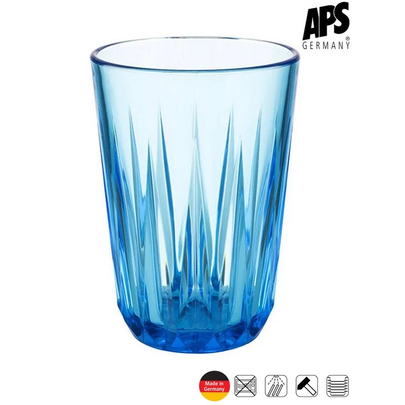 APS CRYSTAL törhetetlen pohár, kék, 200 ml       