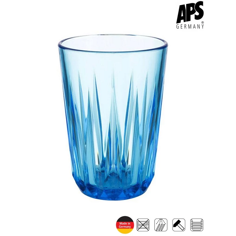 APS CRYSTAL törhetetlen pohár, kék, 400 ml       