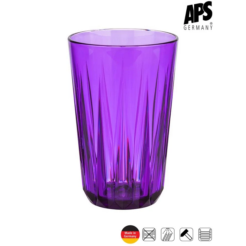 APS CRYSTAL törhetetlen pohár, lila, 300 ml
