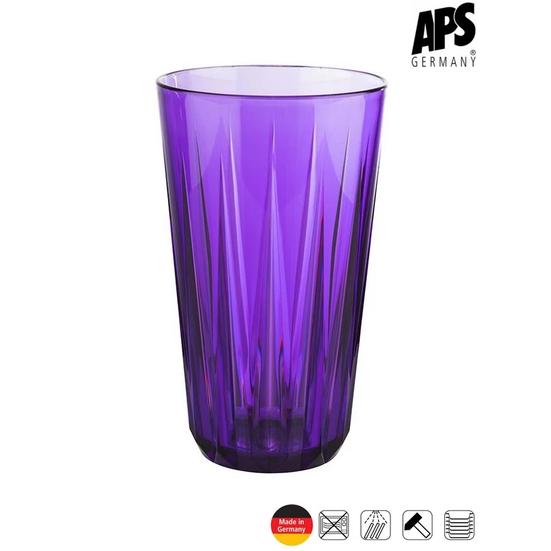 APS CRYSTAL törhetetlen pohár, lila, 500 ml