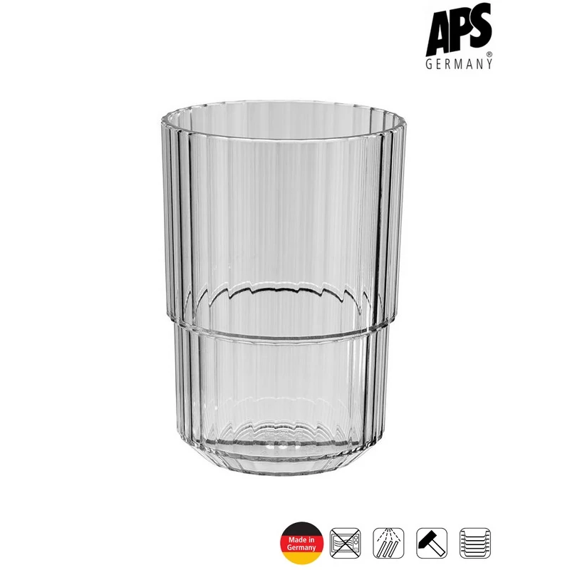 APS LINEA törhetetlen pohár, szürke, 400 ml      