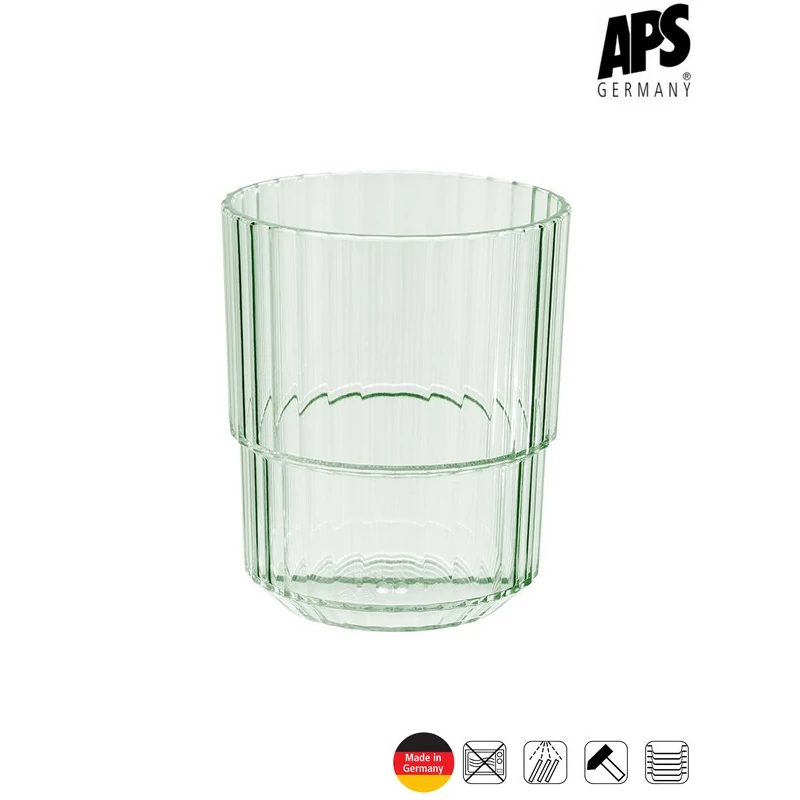 APS LINEA törhetetlen pohár, zöld, 300 ml      