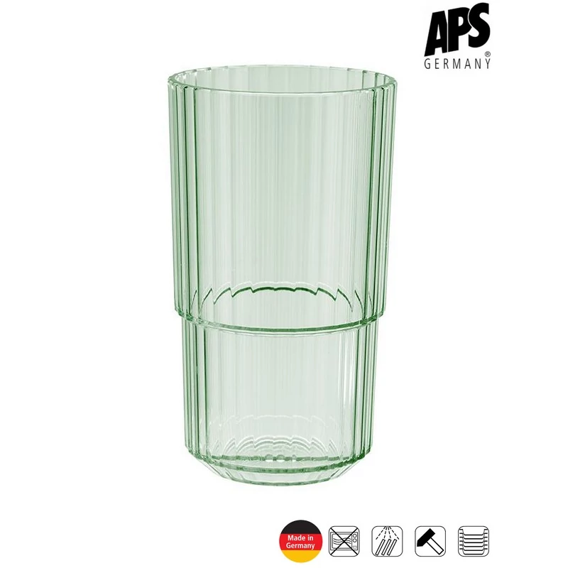 APS LINEA törhetetlen pohár, zöld, 500 ml      