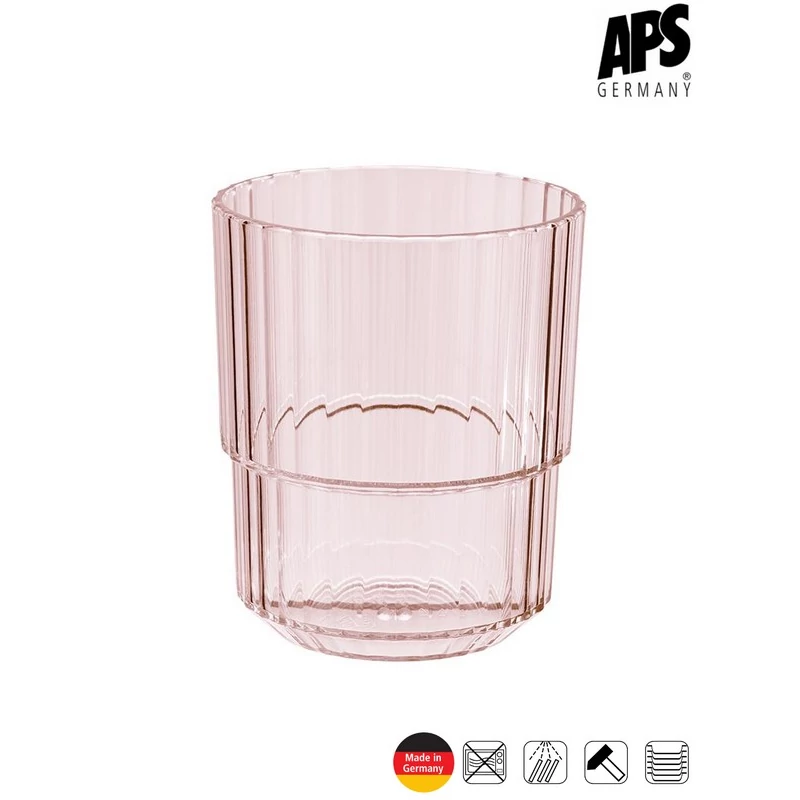 APS LINEA törhetetlen pohár, pink, 300 ml      