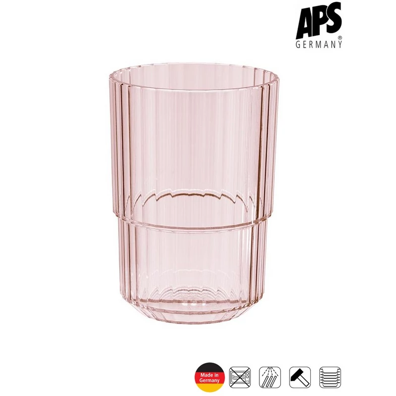 APS LINEA törhetetlen pohár, pink, 400 ml      