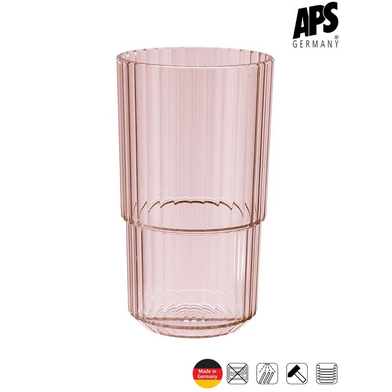 APS LINEA törhetetlen pohár, pink, 500 ml      