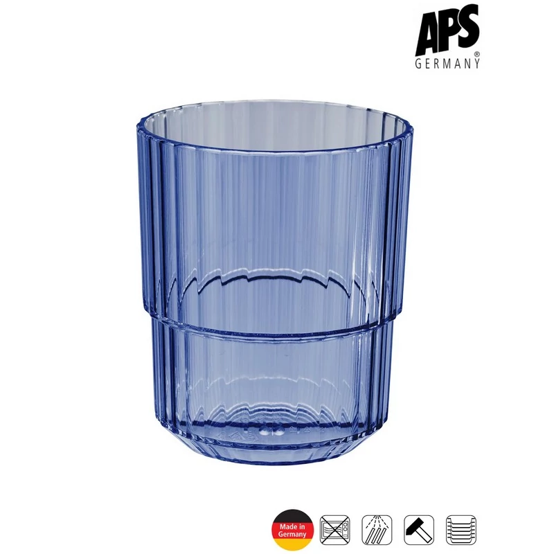 APS LINEA törhetetlen pohár, kék, 300 ml      