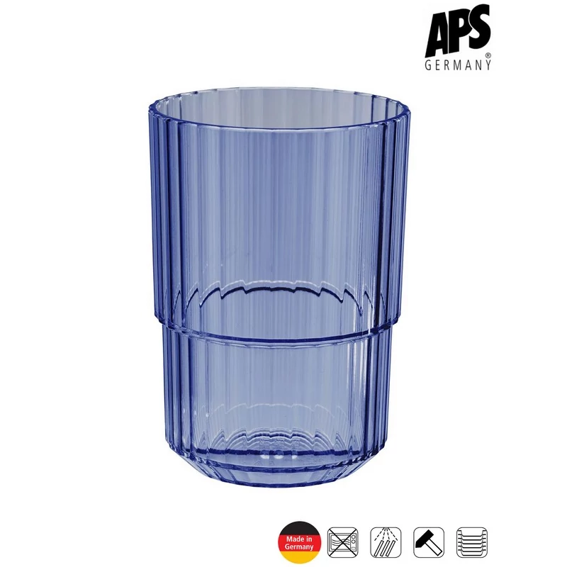 APS LINEA törhetetlen pohár, kék, 400 ml      