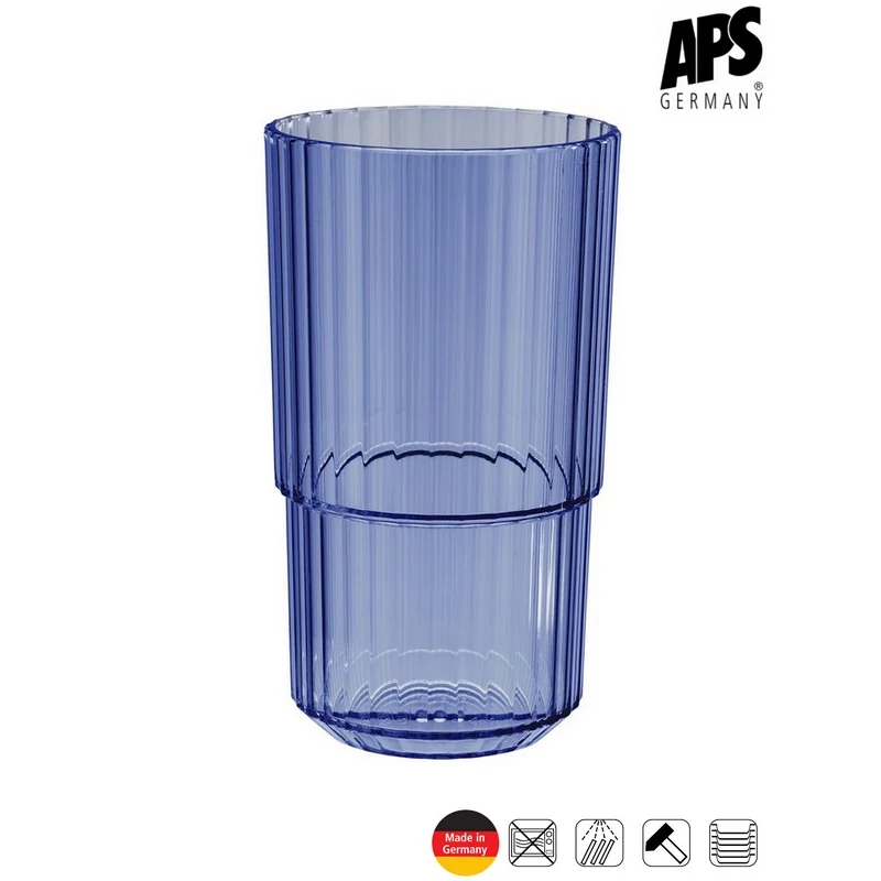 APS LINEA törhetetlen pohár, kék, 500 ml      