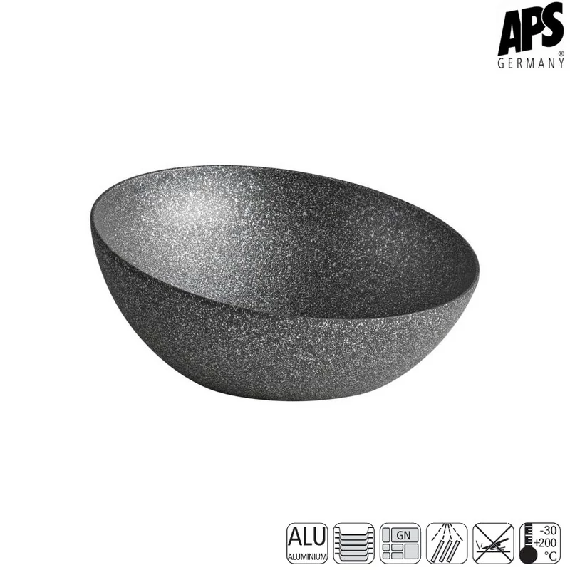 APS FROSTFIRE tál fekete-ezüst