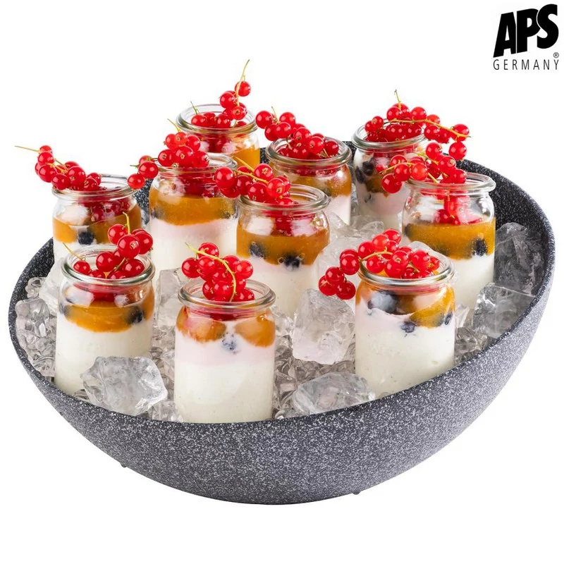 APS FROSTFIRE tál fekete-ezüst