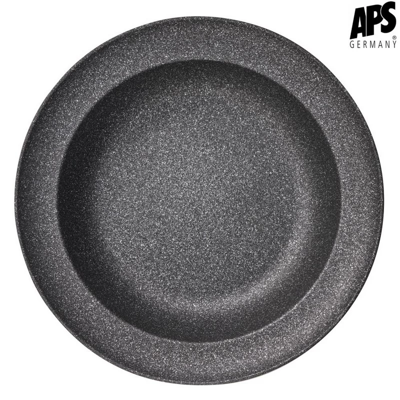 30510 APS FROSTFIRE tál 45 cm fekete-ezüst