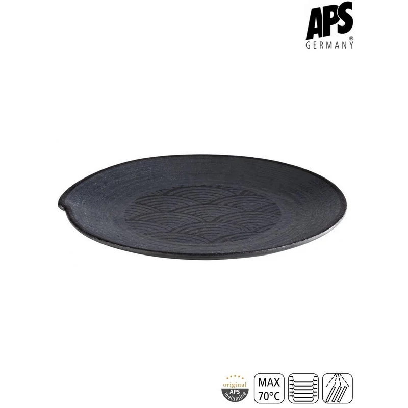 APS DARK WAVE lapostányér, 27 cm       