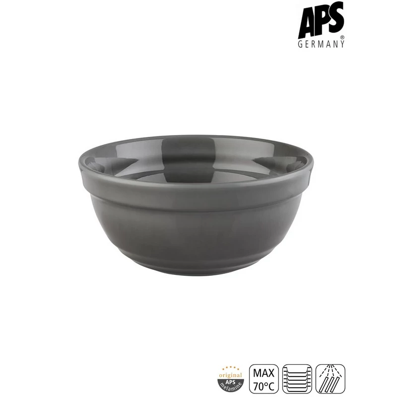 APS EMMA melamin tál szürke, 14 cm