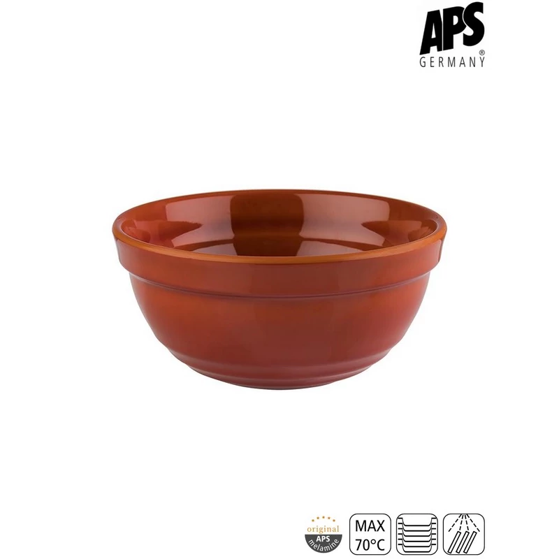 APS EMMA melamin tál piros, 14 cm        