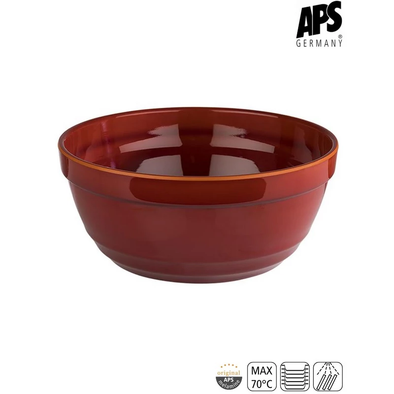 APS EMMA melamin tál piros, 23 cm