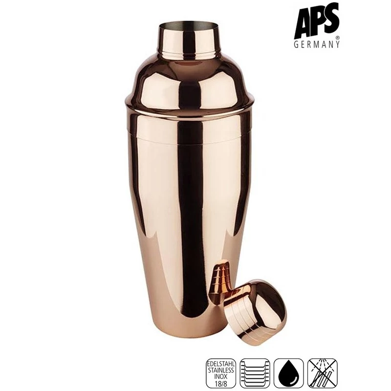 APS CLASSIC shaker, 700 ml, vörösréz