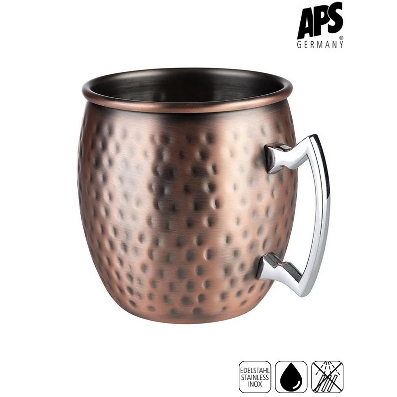 APS MOSCOW MULE bögre, antik vörösréz hatású    