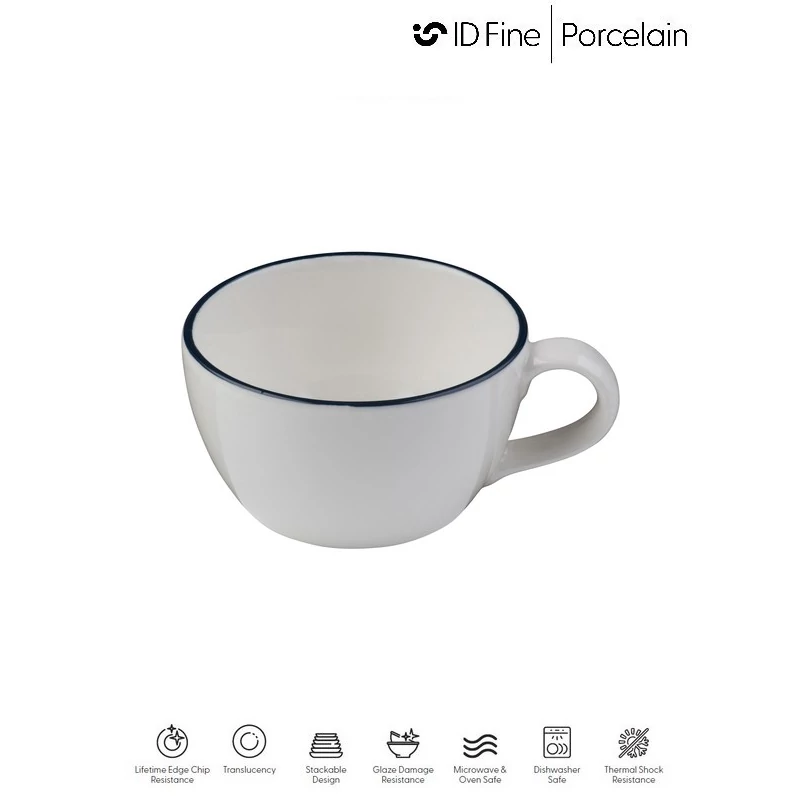 ID Fine MODEST NAVY cappuccino csésze, 270 ml