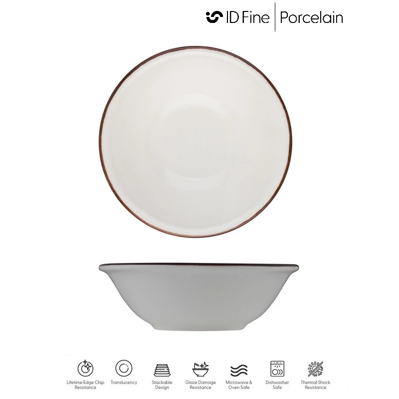 ID Fine MODEST BROWN mélytál, 16 cm, 420 ml