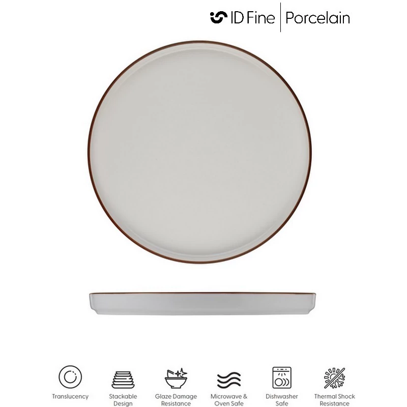 ID Fine MODEST BROWN lapostányér, 25,5 cm