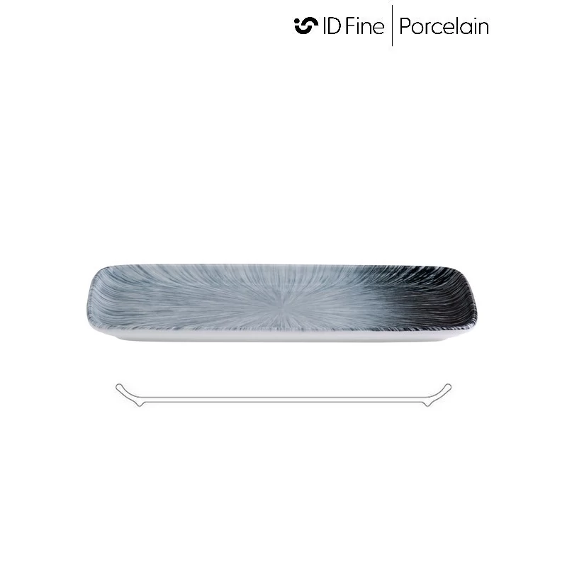 ID Fine VORTEX szögletes tányér
