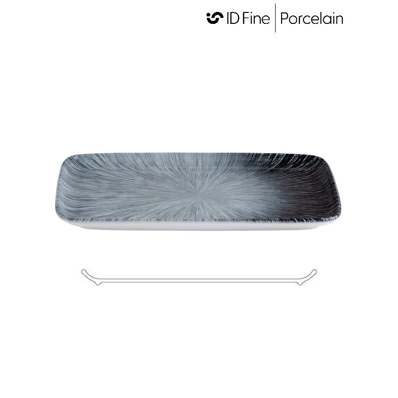 ID Fine VORTEX szögletes tányér