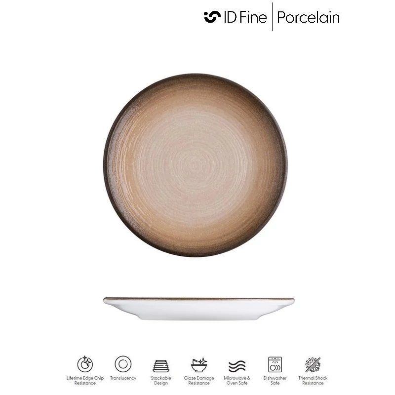 ID Fine CANYON perem nélküli lapostányér, 17 cm