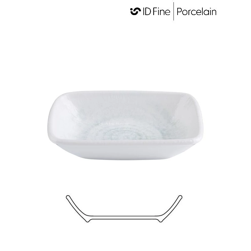 ID Fine GLACIER szögletes tál