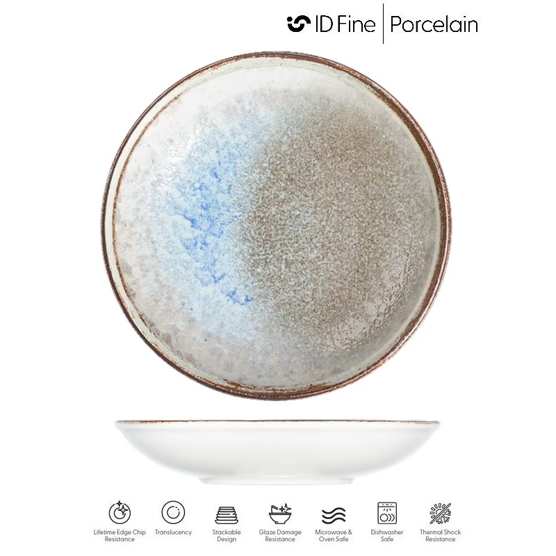 ID Fine  DELTA perem nélküli mélytányér, 25 cm