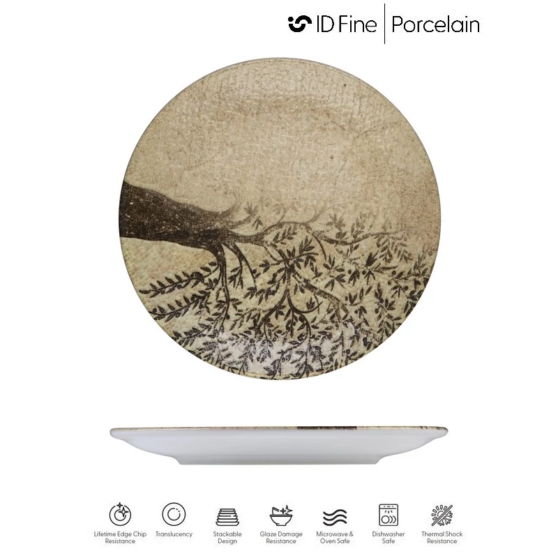 ID Fine WISE perem nélküli lapostányér, 19 cm