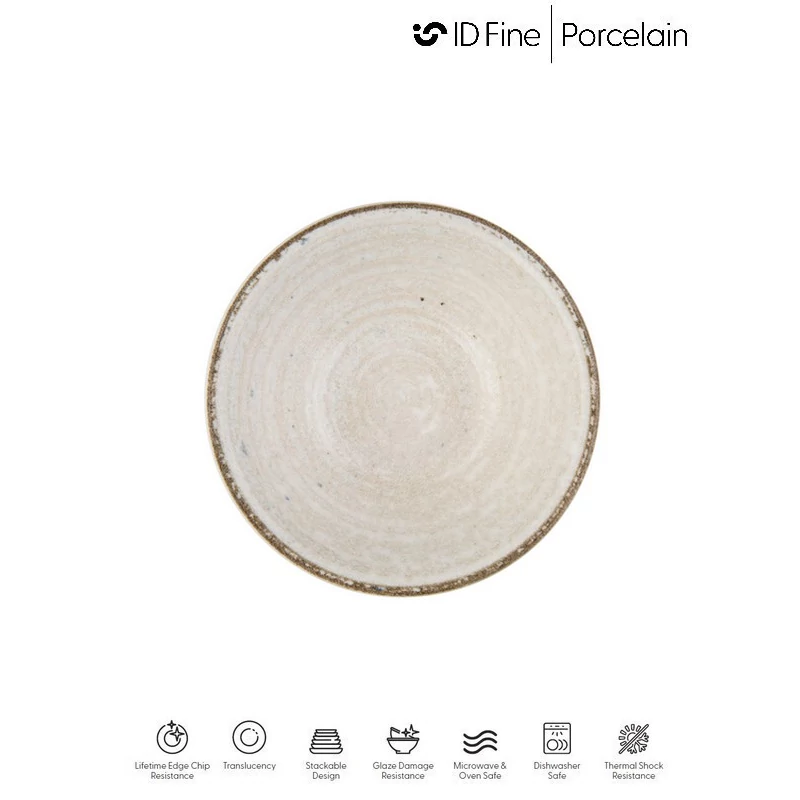 ID Fine  MOCHA  perem nélküli lapostányér, 17 cm