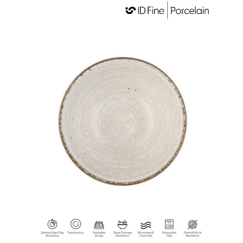 ID Fine  MOCHA  perem nélküli lapostányér, 19 cm