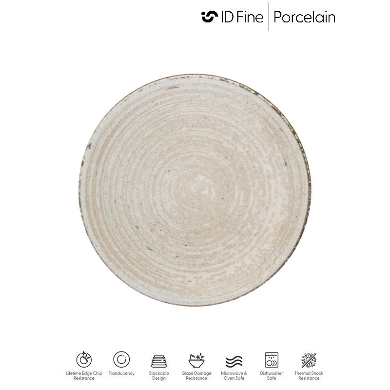 ID Fine MOCHA  perem nélküli mélytányér, 22 cm