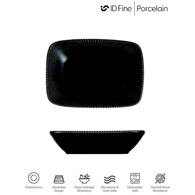 ID Fine  RECKLESS  szögletes tál, 13 cm