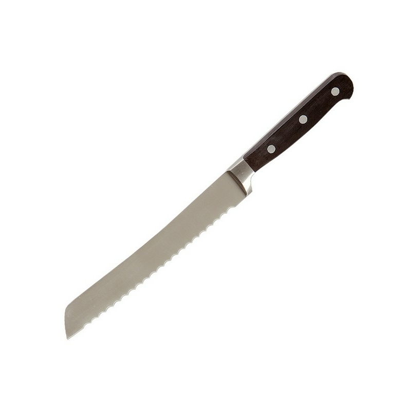 kovácsolt kenyérvágó kés, 20 cm