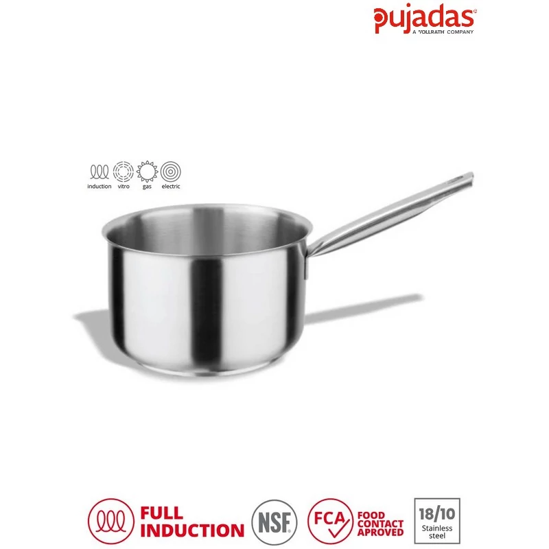 PUJADAS Inox Pro magas  gyorsforraló  fedő nélkül