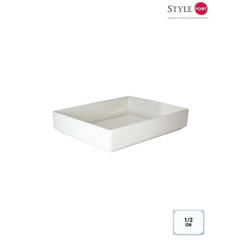 StylePoint büfé tál fehér GN 1/2 32.1 x 26.2 x 6.5 cm